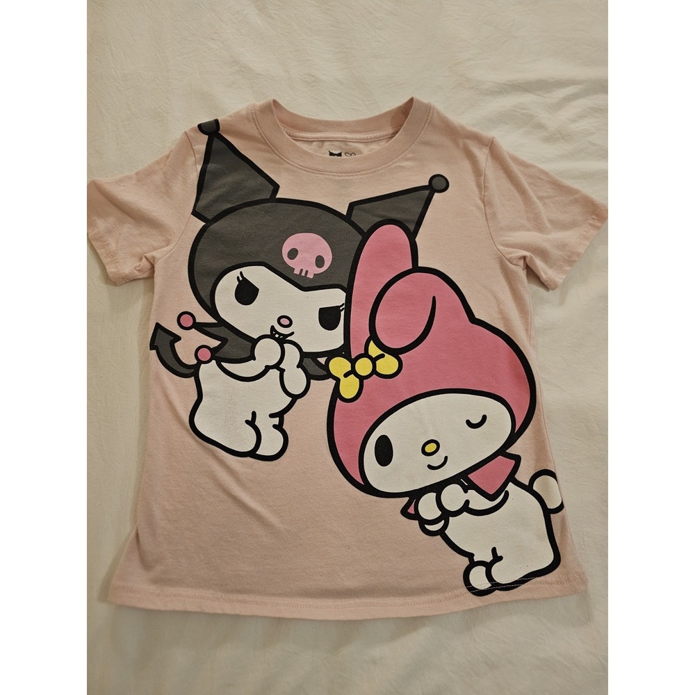 Sanrio Kuromi‎ My Melody Pink Graphic Tee Shirt Youth Medium Licensed